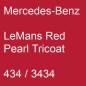 Preview: Mercedes-Benz, LeMans Red Pearl Tricoat, 434 / 3434.